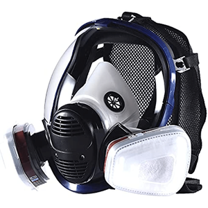 Masker Gas Anti <span class=keywords><strong>Respirator</strong></span>, masker wajah penuh tanpa <span class=keywords><strong>Respirator</strong></span>, cat penambangan Las Filter karbon aktif profesional dengan pelindung mata