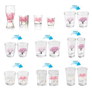 Vente en gros de gobelets en verre personnalisés avec logo, gobelets à œufs changeant de couleur pour café, boissons glacées, bière et vin, design imprimé - Product Image 5