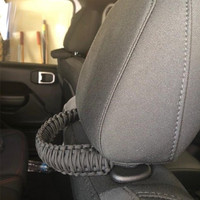 Poignées de sécurité pour arceau de sécurité de voiture personnalisées, idéales pour le camping et la randonnée - Matériau nylon PVC