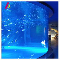 Aquariums sur mesure de grande taille, réservoirs à poissons en verre transparent, feuilles d'aquarium en acrylique transparent, panneaux en plastique pour l'affichage