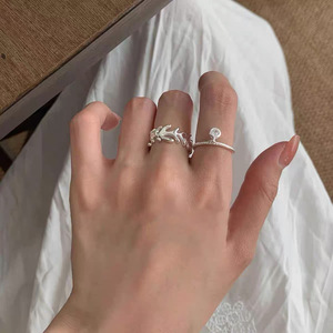 S925 Sterling Silver <b>Ring</b> For Women Simple <b>Open</b> Design Elegant Stackable Everyday Wear Jewelry - Product Image 5