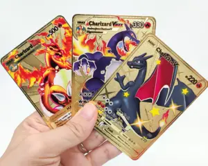 Charizard GX Rare Elf TCG Battle Trading card & Metal Cards children goods in stock Playing card custom