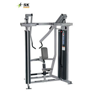 SK, recién llegado, equipo <span class=keywords><strong>de</strong></span> culturismo <span class=keywords><strong>de</strong></span> gimnasio comercial, prensa <span class=keywords><strong>de</strong></span> hombro Lateral ISO, pila <span class=keywords><strong>de</strong></span> peso ajustable, entrenador muscular trasero, pierna - Product Image 1