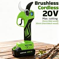 Sécateur de jardin à batterie lithium Vertak 20V, sécateur électrique portable à main pour branches d'arbres