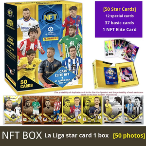 2025-2026 La Liga Stars Football NFT Premium Collection Box 5x15x15cm Paper Trading <strong>Cards</strong> <strong>Wholesale</strong> Retail - Product Image 5