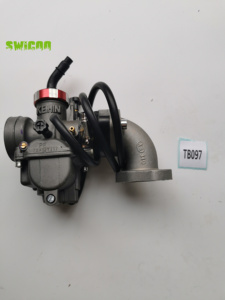 Para <span class=keywords><strong>carburador</strong></span> <span class=keywords><strong>KEIHIN</strong></span> PE26 de <span class=keywords><strong>26mm</strong></span> con goma de admisión para 125cc 140cc PIT Quad Dirt Bike ATV Buggy - Product Image 3