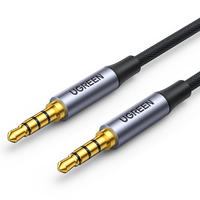 Câble audio UGREEN 3,5 mm, cordon auxiliaire tressé en nylon, mâle-mâle, son stéréo haute fidélité