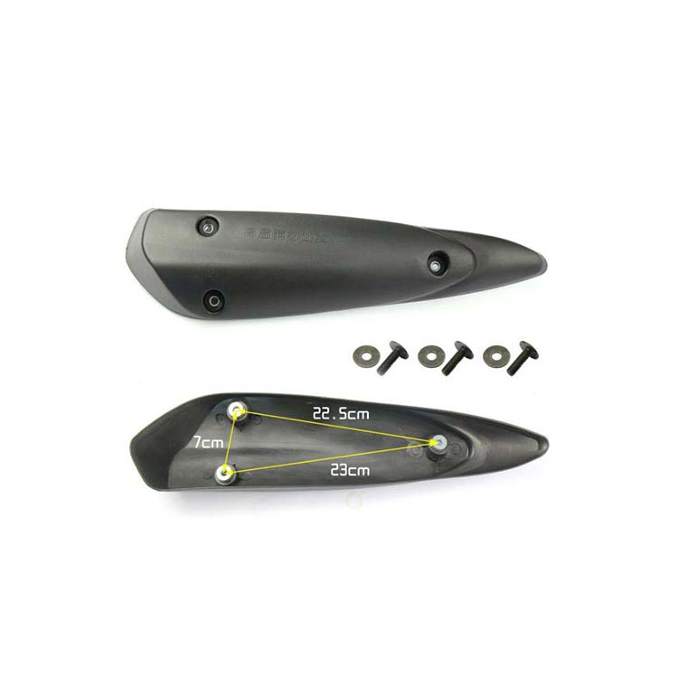 Мотоциклетные аксессуары, заднее крыло Ge, автомобиль, играющий в Ghostfire, выхлопная труба, теплозащитная крышка, черная ПП Панель, задний фонарь