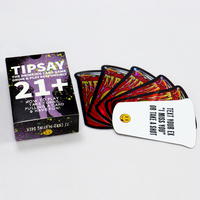 Jeu de cartes personnalisé pour adultes, impression sur papier durable, cartes de jeu éducatives pour la famille, conception personnalisée avec logo, jeux de cartes pour boire