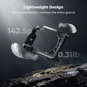 K&F Concept avec base à dégagement rapide Arca-Swiss, cage de protection complète pour appareil photo en aluminium léger pour <span class=keywords><strong>Sony</strong></span> Alpha <span class=keywords><strong>6500</strong></span>/6400/6300 - Product Image 4