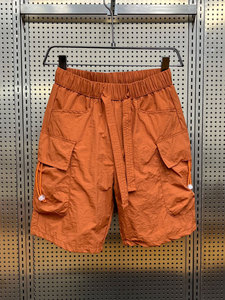 Pantalon d'été tendance pour hommes, taille haute, séchage rapide, loisirs, short de plage, respirant, imperméable, tissé, maille douce - Product Image 2