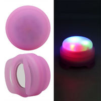 LINLI Collier multicolore pour animaux de compagnie Anti-perte de l'air Tag GPS Tracker Soft Silicone Cover AirTag Light up Dog Collar for Dogs Cats
