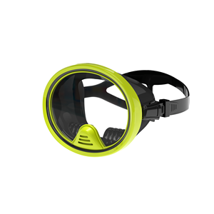 Masque de plongée intégral en silicone imperméable de forme ovale Aquadive M610 avec lentille en verre trempé de 3,2 mm pour la pêche sous-marine, la plongée en apnée et la plongée légère - Product Image 4