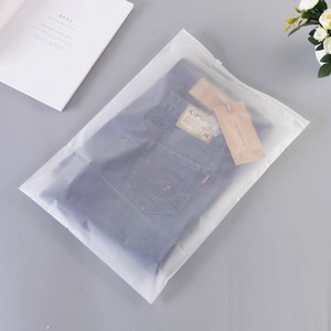 कस्टम मुद्रण लोगो स्लाइडर पैक जिपर बैग पाली परिधान अनुकूलित यात्रा स्पष्ट मुद्रित पाले सेओढ़ लिया पीवीसी सफेद पीई ओर कली बैग - Product Image 6