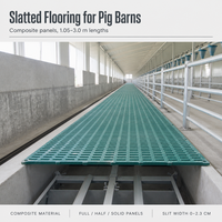 Plancher à lattes en PRV à espacement étroit pour poulaillers, cages de couvaison et sols de fermes d'élevage de canards et d'oies