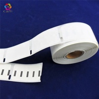 Label Termal Kompatibel Dymo, Kompatibel dengan 450 LabelWriter, Stiker Dymo Tahan Air, Label Termal Langsung, Label Printer