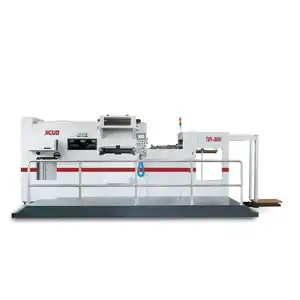 JIGUO CE Certificated TMY-800H Automatic platen die cutting hot foil stamping machinery for paper process