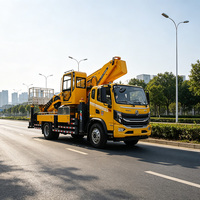 Nouveau camion de travail aérien diesel automatique de 40 m avec détecteur de charge et détecteur de vitesse du vent, protection multi-sécurité pour les travaux en extérieur