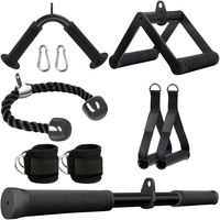 Ensemble d'accessoires pour machine à câbles en gros, accessoires de tirage vertical (LAT Pulldown), accessoires pour appareils de musculation pour la maison