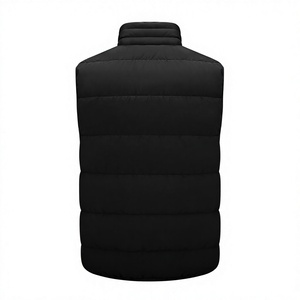 WARPRO INDUSTRY Unisex Lightweight Eco-Friendly Windproof <b>Packable</b> Slim Filled Puffer Vest Sleeveless Full Zip Stand <b>Jacket</b> - Product Image 2