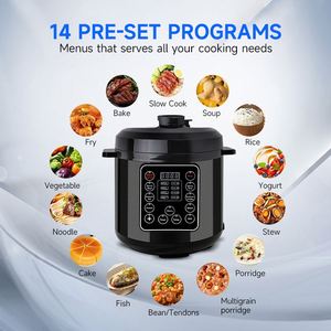 OEM ODM 6L 8L 10L 12L Grande Capacité, Cuisinière à Pression Électrique Multifonction en Acier Inoxydable 6 Litres, Cuisinière à Pression Intelligente Numérique pour Cuisine - Product Image 2