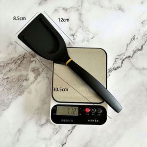 Espátula de agarre y tapa 2 en 1 de alta calidad, pinzas para huevos, tortitas, tostadas, tortilla, espátula de huevo de nailon volcada, espátula para panqueques - Product Image 3