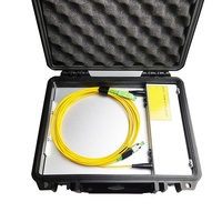Caja OTDR de cable de fibra óptica Multifibra a prueba de polvo IP67, caja de lanzamiento de plástico duro, Compatibilidad de red Wi-Fi 4G 3G