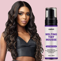 Colle à dentelle imperméable à forte tenue, marque privée, mousse capillaire à base de plantes, spray teinté, cire en bâton, gel pour tresses, kit d'installation de perruque pour la maison