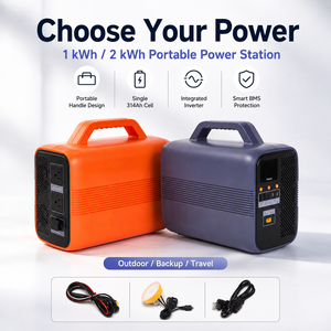 1000Wh 500W Pure Sine Wave Portable <b>Power</b> Station Single Cell Battery Outdoor Camping Solar <b>Power</b> <b>Supply</b> Mini <b>UPS</b> Energy Storage - Product Image 6