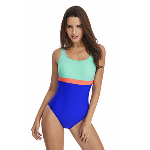 Conjunto de 2 piezas con espalda en U abierta para mujer 2025 de lujo al por mayor, traje de baño con logotipo frontal de colores mezclados, ropa de playa Sexy impermeable de secado rápido - Product Image 5