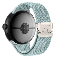 Bracelet de montre en nylon élastique personnalisé 41 mm 45 mm pour Google Pixel Watch 4 3 2, bande réglable sans couture en tissu pour femmes