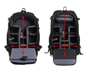 Mochila Profesional Multifuncional para Cámara DSLR, Bolsa Impermeable con Compartimento para Portátil, para Fotógrafos de Viajes al Aire Libre - Product Image 2