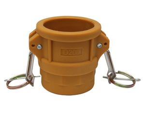 Accesorios de ranura Camlock conector de acoplador de acoplamiento rápido de manguera de aluminio PP nylon acero inoxidable tipo A <span class=keywords><strong>B</strong></span> C D E F DC DP - Product Image 2