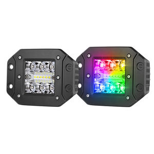 Kit de cubes LED halo RVB à montage encastré, à faisceau large extrêmement lumineux, modèle RVB personnalisé avec effet de poursuite, faisceau spot, synchronisation musicale et vocale, pour F150 - Product Image 1