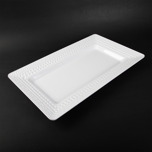 Vente directe d'usine de haute qualité 19.7 pouces <span class=keywords><strong>grand</strong></span> <span class=keywords><strong>plateau</strong></span> de Service de Restaurant <span class=keywords><strong>plateau</strong></span> de nourriture rectangulaire en <span class=keywords><strong>mélamine</strong></span> - Product Image 1