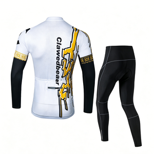 Conjunto de Ciclismo Sublimado Personalizado Unisex, Diseño a Juego de Colores, Tela Transpirable, 3 Bolsillos Traseros, para Eventos de Club - Product Image 3