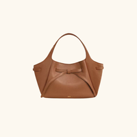 Pochette en feutre doux avec nœud Mabel Lady National, élégante, pour le quotidien, mode simple, luxe léger, motif uni, vintage, Nouveauté 2026