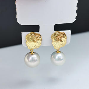 S925 Silver DIY <b>Pearl</b> Accessories Empty Tray 9-15mm Beads Simple Silver Jewelry <b>Earrings</b> Product <b>Pearl</b> <b>Earrings</b> Model 22295 - Product Image 4