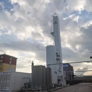 Tanque de almacenamiento de líquidos de plantas de nitrógeno criogénico de separación de aire de alta seguridad Industrial de gran capacidad