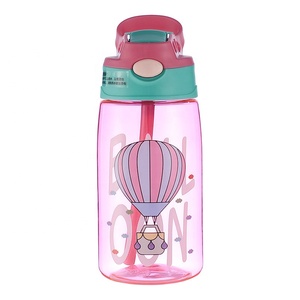 Disponibile BPA Free in plastica per bambini simpatico cartone animato cinturino scuola materna scuola primaria studente tazza acqua per bambini bottiglia per bere - Product Image 6