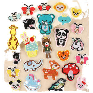 Parches de Fieltro No Tejido Bordados con Motivos de Puntos para Ropa Infantil, Termoadhesivos, para Sombreros y Textiles del Hogar, Marca Findle - Product Image 1