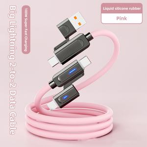 Cable de Datos de Carga Súper Rápida de 100W 6A al por Mayor de Fábrica, Cable Tipo-C con Logotipo Personalizado, Confiable para Uso en Oficina - Product Image 3