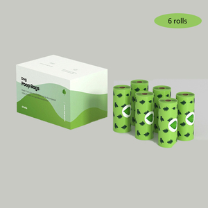 Pet Dog Poop Bag Custom Printing Pla Poop Bag Biodegradable and Compost Home Box Custom Packaging Corn Starch Dog Waste Poop Bag