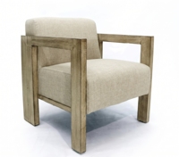 Fauteuil d'extérieur en aluminium avec coussin en tissu pour usage hôtelier - Écologique, durable, résistant à la rouille, lavable, siège individuel
