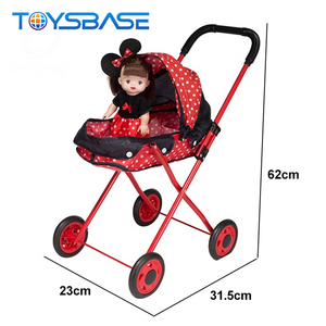 Juego <span class=keywords><strong>de</strong></span> simulación, carrito sombrilla <span class=keywords><strong>de</strong></span> plástico con vajilla, muñeca <span class=keywords><strong>de</strong></span> <span class=keywords><strong>juguete</strong></span>, cochecito <span class=keywords><strong>de</strong></span> bebé - Product Image 5