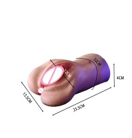 Großhandel Xun-ai Silikon-Masturbator Künstliche Vagina Realistisches Gefühl Wasserdicht Taschenvagina Männer-Lustspielzeug Modell