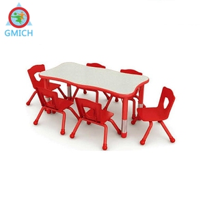 Tavoli lunari in plastica a buon mercato in vendita calda e sedia di set di mobili per bambini della scuola elementare - Product Image 2
