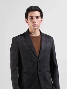 Classic <b>Men</b> Plaid <b>Blazer</b> Coat With Contemporary Tailoring Smart Casual Jacket For Office Wear Parties Social Events <b>Fashion</b> - Product Image 2