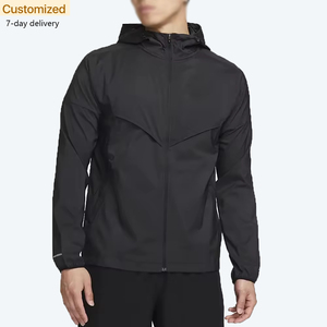 Custom Windbreaker Waterproof <strong>Jacket</strong> <strong>Summer</strong> Thin Outdoor Casual Running Hooded OEM Wholesale <strong>Mens</strong> <strong>Jackets</strong> - Product Image 1
