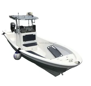 Liya fibra de vidrio 7,6 M 25FT agua pesca panga barco velocidad panga barco